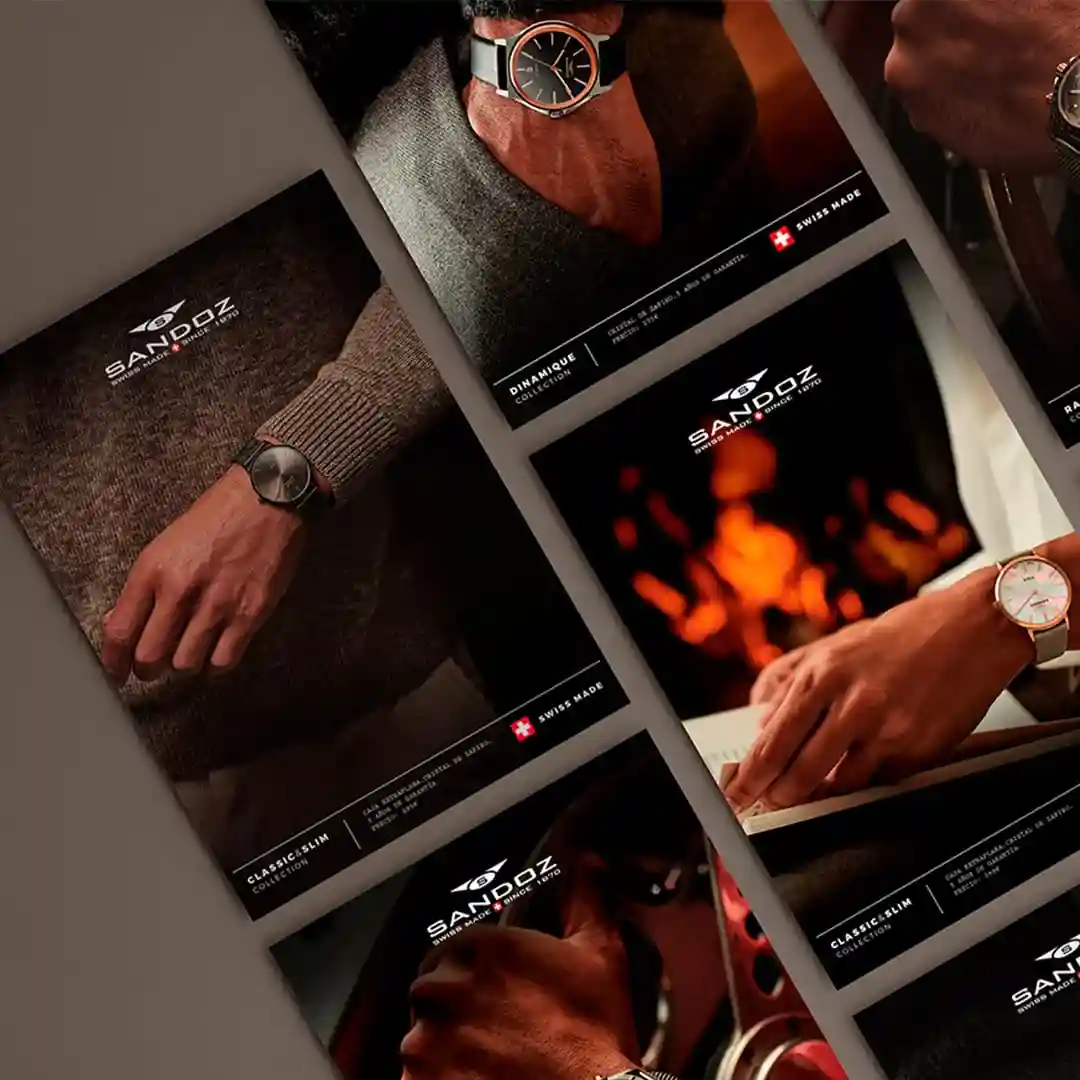 Maktagg, digital marketing agency, for Sandoz watches