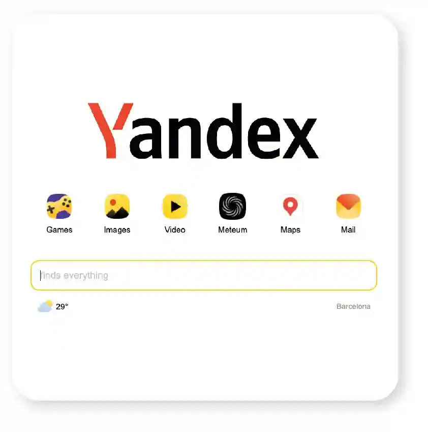 Yandex, el buscador más usado en Rusia